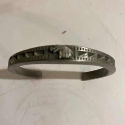 Sisk Eagle Pewter Cuff Bracelet (JY) - Image 1 of 4