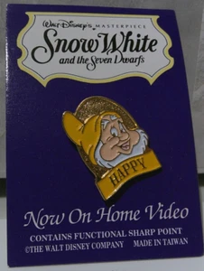 Prendedor comercial de la tienda Disney Blancanieves y los siete enanitos lanzamiento en video/feliz - Imagen 1 de 1