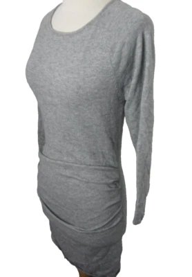 Vestido Suéter Gris Acanalado Vintage Lana Angora Copenhagen Canalside Talla S Foto 1 de 4