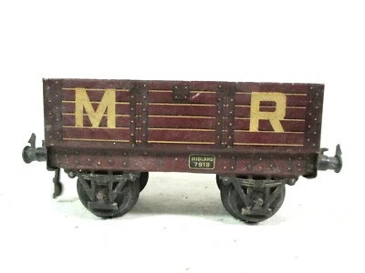 Bing Midland Railway MR 7918 O Gauge Wagon Prewar Model Freight Train (H-2) - Image 1 of 4
