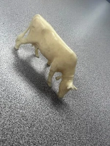 Vintage White Plastic Cow - Picture 1 of 4