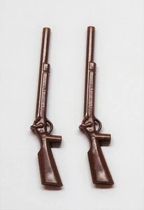 2 x GEWEHR BRAUN PLAYMOBIL zu Bajonett Garde Nordstaatler Südstaatler ACW W57 - Picture 1 of 1