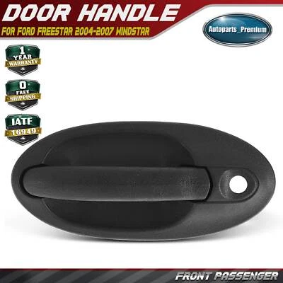Manija de puerta exterior negra textura derecha pasajero delantero para Ford Freestar Windstar Foto 1 de 4