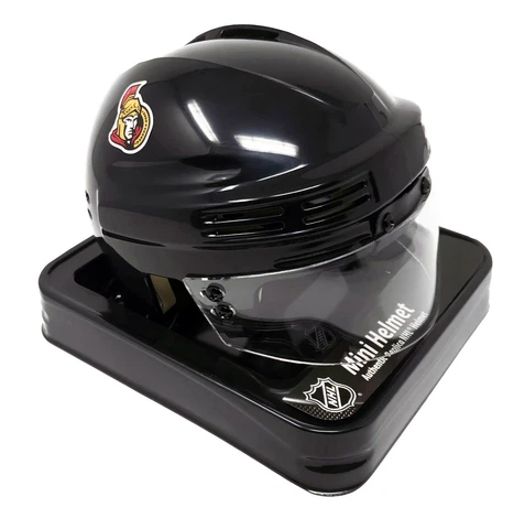 OTTAWA SENATORS NHL LICENSED BLACK MINI HELMET Cover