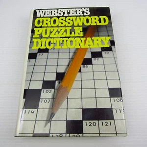 Webster's Crossword Puzzle Dictionary: Hardcover Book Vintage 1979 Word Puzzle - Picture 1 of 10