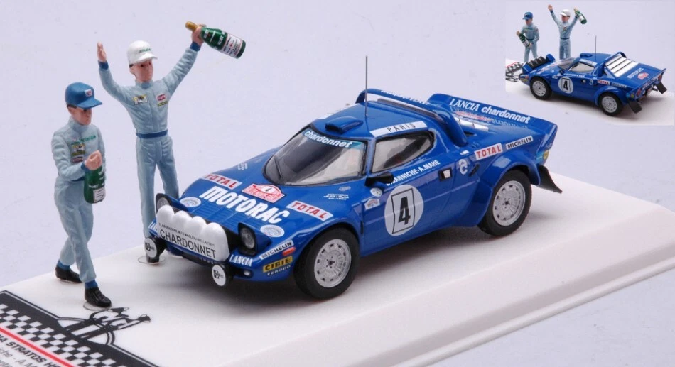 1 43 IXO Lancia Stratos Hf #4 Winner Rally Montecarlo 1979 Figure SPRM001-79
