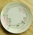 Vintage Handpainted Decorative Plate Germany Pink Floral 8 9/16"