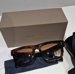 NEW DITA Mastix brown gold detail frame Sunglasses - Picture 1 of 5