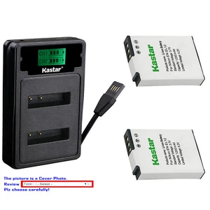 Kastar Battery LZD2 Charger for Nikon EN-EL12 ENEL12 Nikon Coolpix S9900 Camera - Picture 1 of 11