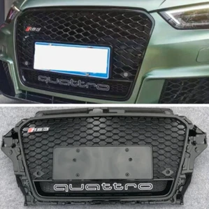 Parachoques delantero para Audi A3 S3 RS3 2013-2016 rejilla de malla de panal - Imagen 1 de 4