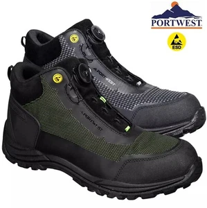 Bota de Seguridad Media Compuesta PORTWEST S3S ESD SR FO Zapato de Trabajo Viga Ligero Talla - Imagen 1 de 3