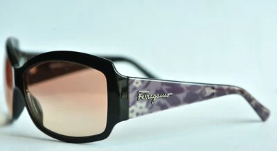 Salvatore Ferragamo Sunglasses 2096 with fish pattern Pre-Owned / good condition - Image 1 of 4