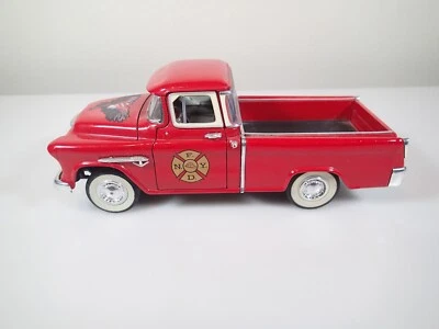 (Read) 1955 CHEVROLET New York Fire Truck Diecast SAICO Red Pickup Truck Model D - Image 1 of 4