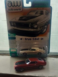 Auto World 1/64 Ford Mustangs - 2 cars - Picture 1 of 7