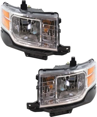 For 09-12 Flex SE/SEL Halogen Headlight Headlamp Head Light with Bulb SET PAIR Foto 1 de 4