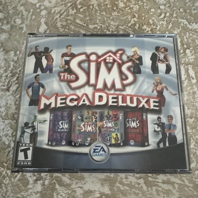 The Sims Mega Deluxe PC Game 2004 Complete 5 Discs - Image 1 of 4