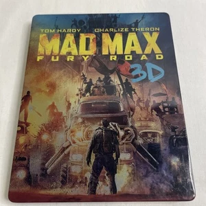 Mad Max Fury Road 3d Blu Ray DVD Steelbook Case Region B (2Disc) VGC Free Post - Picture 1 of 7