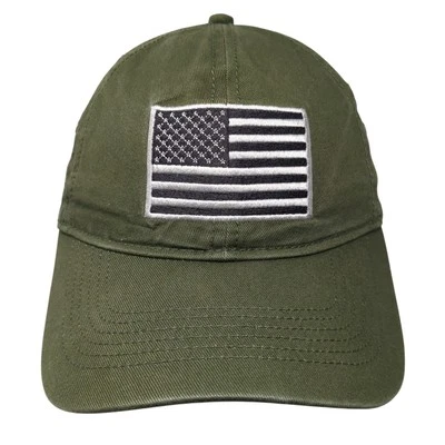 Sombrero The Long Road Home Slideback Verde Talla Única Bandera EE. UU. Ajustable Foto 1 de 4