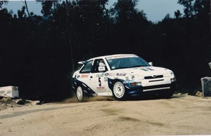 COCHE ESCORT Nº5, EN ACCIÓN RALLY, FOTOGRAFÍA EN COLOR. - Imagen 1 de 2