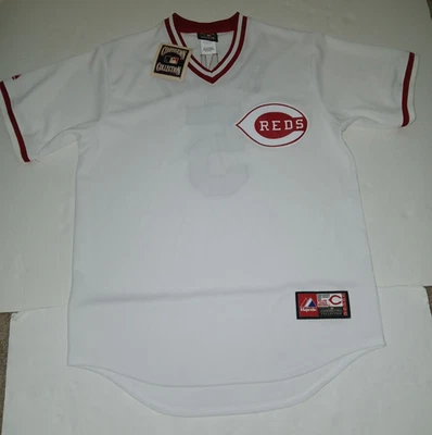 Johnny Bench Cincinnati Reds Majestic Cooperstown Collection Jersey Medium - Image 1 of 4
