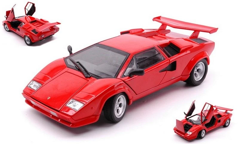 Lamborghini Countach LP5000S Red 1:24 WELLY 24112R - Immagine 1 di 1