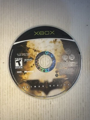 Batman Begins (Microsoft Xbox, 2005) -- Tested & Working - Image 1 of 2