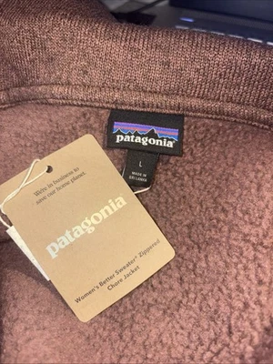 Patagonia Women's Better Sweater Zippered Chore Jacket in Large Dulse Mauve NWT - Image 1 of 4