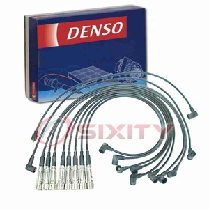Denso Spark Plug Wire Set for 1975-1980 Mercedes-Benz 450SL 4.5L V8 Ignition zw - Picture 1 of 5