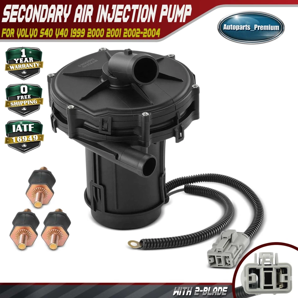 Secondary Air Injection Pump for Volvo S40 1999-2004 V40 1999 2000-2004 L4 1.9L - Image 1 of 4