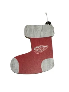 NHL detroit red wings hockey hanging ornament stocking decor 4X3 inches - Picture 1 of 2