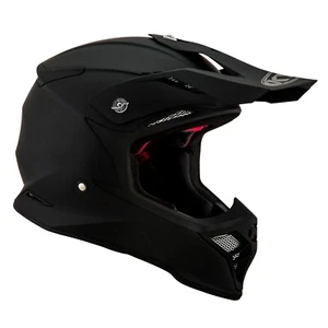 KYT SKY HAWK MATT BLACK MX HELMET - KY/SH-BLK - Picture 1 of 6