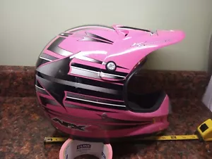 AFX Youth Large Pink Off Road Motorcycle Helmet F-6R - Picture 1 of 10