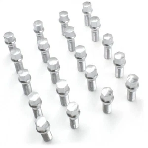 20x Cone Seat 15x1.25 Lug Bolts 40mm Shank Chrome For 2020 Mercedes Benz GLE GLS - Picture 1 of 2