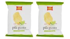 2x San Carlo Più Gusto Limette & Rosa Pfeffer Chips Kartoffelchips Gesalzen 50g