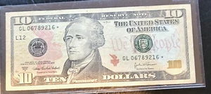 2004 A $10 FRN * Star Federal Reserve Bill Note - SAN FRANCISCO DISTRICT - Picture 1 of 2