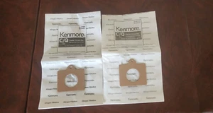 2 Pack Style C/Q Canister Vacuum Bags for Kenmore 50104, 54331 Fit Kenmore Style - Picture 1 of 4