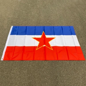 Yugoslavia National Flag Federal Republic Jugoslavija Ex Yu Banner 90*150cm - Picture 1 of 6