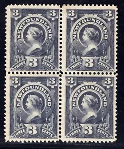 MOMEN: NEUFUNDLAND SC #60 BLOCK 1890 NEUWERTIG OG NH SET #67400* - Bild 1 von 2