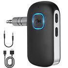 AUX Bluetooth 5.0 Adapter for Car, [Noise Canceling & Hands-Free Calls] [Dual...