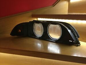 Bmw E39 Left Headlight Glass With Amber Indicator signal Great Condition Hella