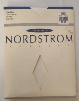 Nordstrom Ivory Style 19502 Size B Pantyhose NEW - Image 1 of 2