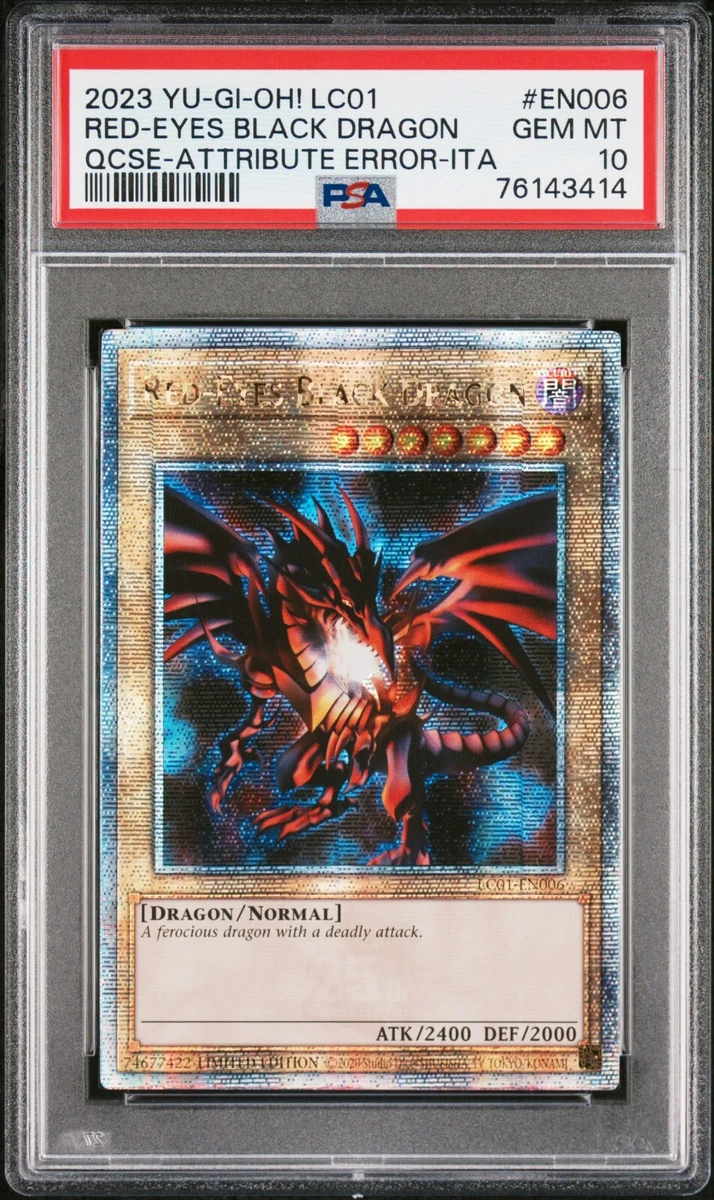 u*2様 【PSA10】 Red-Eyes Black Dragon遊戯王 レッ Yu-Gi-Oh! TCG Professional Sports Authenticator (PSA) Red Eyes