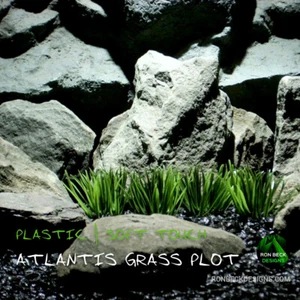 Atlantis Grass Plot - Artificial Aquarium Plant - Ron Beck Designs | PARP240 - Picture 1 of 9