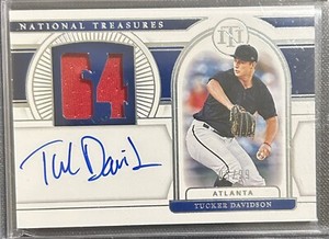 2021 National Treasures Tucker Davidson Autograph SP Card /99