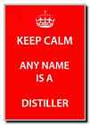 Distiller Personalised Keep Calm Jumbo Magnet