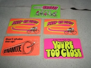 5 Gag Inc. Stickers Post Cereal Insert premiums 1970's - Picture 1 of 9