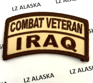 COMBAT VETERAN IRAQ (U.S. ARMY, USMC, USAF, USN, USCG) PATCH (IRAQI FREEDOM) OIF - Bild 1 von 3