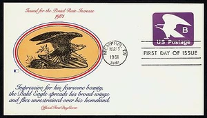 #U592 'B' Eagle, Fleetwood FDC **ANY 5=FREE SHIPPING** - Picture 1 of 1