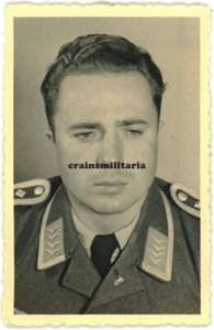 Orig. Foto Portrait Nachtjagd Pilot NJG1 mit Miniatur Geschwader Orden - Bild 1 von 1