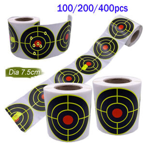 Splatter Target Stickers 3inch Self-Adhesive Reactive Targets Paper for Shooting